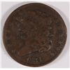 Image 1 : 1834 HALF CENT F/VF DETAILS (C-1, R-1)