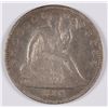 Image 1 : 1861 SEATED HALF DOLLAR FINE+