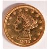 Image 1 : 1879 $2.50 GOLD LIBERTY MS-63 (CLEANED)