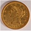 Image 1 : 1844-O $5 GOLD LIBERTY, MS-61
