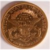 Image 2 : 1878-S $20 GOLD LIBERTY, MS-62, VERY SCARCE IN MINT STATE