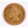 Image 1 : 1866 $3 GOLD INDIAN PRINCESS HEAD GOLD, AU, BETTER DATE
