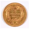 Image 2 : 1866 $3 GOLD INDIAN PRINCESS HEAD GOLD, AU, BETTER DATE