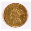 Image 1 : 1855 $3 GOLD INDIAN PRINCESS HEAD, AU, BETTER DATE