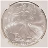 Image 2 : 2004 AMERICAN SILVER EAGLE, NGC MS-69 NICE!