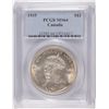 Image 1 : 1935 CANADIAN DOLLAR, PCGS MS-64 WHITE GEM
