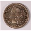 Image 1 : 1883 PROOF THREE CENT NICKEL PF-64