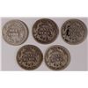 Image 2 : (5) 1913 BARBER DIMES