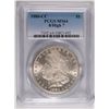 Image 1 : 1880-CC (8/HIGH 7) MORGAN DOLLAR PCGS MS-64