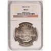 Image 1 : 1882-CC MORGAN DOLLAR NGC MS-63