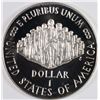 Image 2 : 1987-S CONSTITUTION PROOF COMMEMORATIVE SILVER DOLLAR