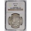 Image 1 : 1880-CC MORGAN Silver Dollar NGC MS-62 WHITE
