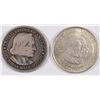 Image 1 : 1952 B.T. WASHINGTON AND 1892 COMMEMORATIVE HALF DOLLARS