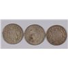 Image 2 : LOT OF 3 SEATED HALF DIMES: 1851,1852-O, 1853