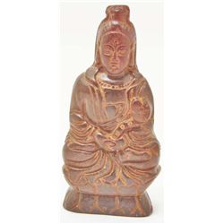 ARCHAIZE CHINESE FINE XIU JADE HAND CARVED KWAN-YIN