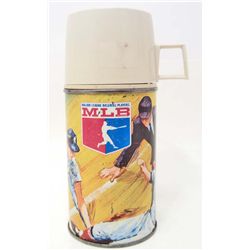 VINTAGE 1968 MLB METAL MIB THERMOS #2805 COMPLETE