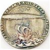 Image 1 : ZEPPELIN FLIGHT 1492-1924 COMMEMORATIVE COIN