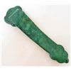 Image 2 : CHINESE NATURAL HAND CARVED ORNATE JADE HANDLE