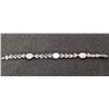 Image 3 : 18K PLATINUM PLATED BLUE AUSTRIAN CRYSTALS BRACELET