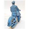 Image 2 : VINTAGE AUBURN BLUE POLICE MAN MOTORCYCLE TOY