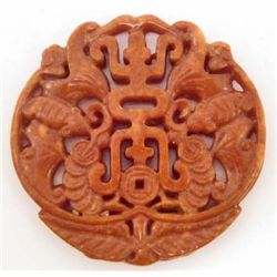 HANDCARVED ARCHAIC JADE AMULET