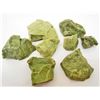 Image 1 : LOT OF 811.5 CTS GREEN OPAL ROUGH 8 PCS