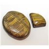 Image 1 : LOT OF 109.1 CTS OF TIGER'S EYE GEMSTONES