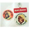 Image 1 : PAIR OF VINTAGE AUNT JEMIMA BREAKFAST CLUB PINS