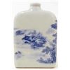 Image 2 : VINTAGE CHINESE UNDERGLAZE BLUE SCENE SNUFF BOTTLE