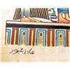 Image 2 : EGYPTIAN PHARAOH PRINT ON PAPYRUS 8" X 12"