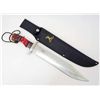 Image 1 : ELK RIDGE CUSTOM BOWIE KNIFE - RED