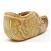 Image 2 : CHINESE NATURAL FINE JADE HAND CARVED SHOE PEN WASH
