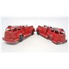Image 1 : LOT OF 2 C. 1950'S HUBLEY TOY FIRE TRUCKS