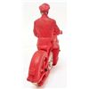 Image 2 : VINTAGE AUBURN RED POLICE MAN MOTORCYCLE TOY