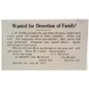 Image 1 : 1911  WANTED POSTER POSTCARD