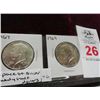 Image 1 : 2-Pack of Silver Kennedy Half Dollars