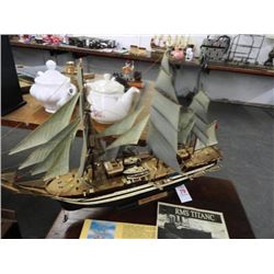 Amerigo Vespucci Plastic Model Sailing Ship