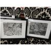 Image 3 : 4 Framed Black & White Photos - 4 Times the Money