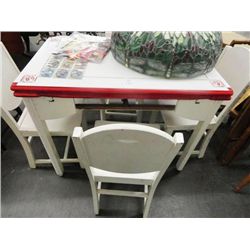 Enamel Dinette w/4 Chairs