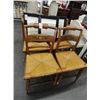 Image 1 : Antique Wicker Chair Set of 4