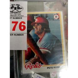 Pete Rose Baseball Card