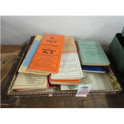 Lot of Train Time Tables