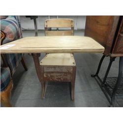 Early Child's Wood School Desk