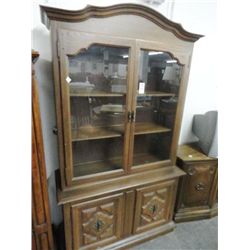 Walnut China Hutch