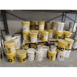 Plaster Buckets Back Wall