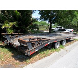2005 Anderson Tndm. Dually 30' Dovetailed Heavy Equipment Trailer w/Ramps