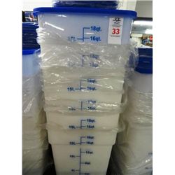 12 - 18 Qt. Cambro Storage w/Lid - 12 Times the Money