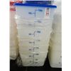 Image 1 : 12 - 12 Qt. Cambro Storage w/Lid - 12 Times the Money