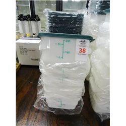 12 - 2 Qt. Cambro Storage w/Lid - 12 Times the Money