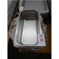 6 Half Size x 4" Insert Pans - 6 Times the Money